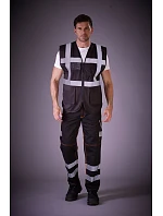Yoko HVW 801 Hi-Vis multifunkčná vesta 79.W801 ružová