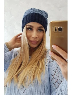 Bibiana fleecová čepice navy model 18751223 - K-Fashion