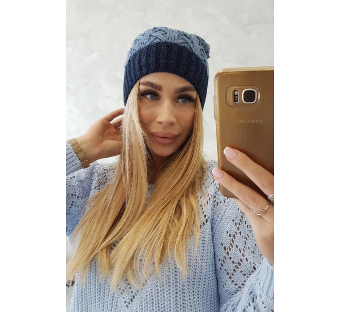 Bibiana fleecová čepice navy model 18751223 - K-Fashion Bibiana fleecová čepice navy model 18751223 - K-Fashion