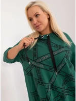 Tunika RV TU model 20190729 ciemny zielony - FPrice Tunika RV TU model 20190729 ciemny zielony - FPrice