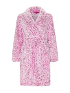 Dámsky župan 71232-404 malinovo biely - Rebelle