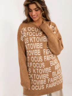 Dlhý sveter model 199615 Badu