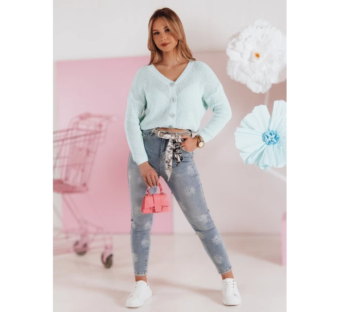 Dámské džínové úzké kalhoty s páskem modré Dstreet model 21984787 - FashionStreet Dámské džínové úzké kalhoty s páskem modré Dstreet model 21984787 - FashionStreet