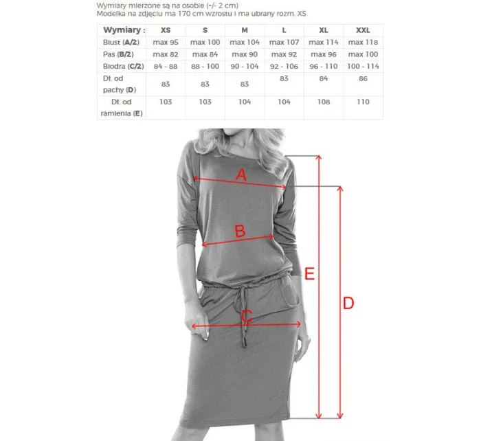 Dámske červené športové bodkované šaty so zaväzovaním a kapsičkami model 7243926