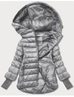 KRÓTKA KURTKA DAMSKA Z  SZARA model 21244690 - MINORITY