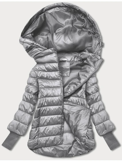 KRÓTKA KURTKA DAMSKA Z  SZARA model 21244690 - MINORITY