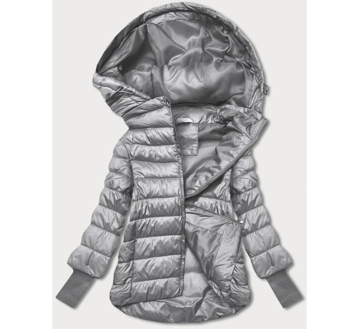 KRÓTKA KURTKA DAMSKA Z  SZARA model 21244690 - MINORITY