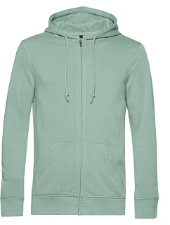 B&C Inspire Zipped Pánská mikina s kapucí sage model 22483757