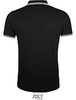 SOL'S Pasadena Men Pánské piqué polo model 22521822 black/white SOL'S Pasadena Men Pánské piqué polo model 22521822 black/white
