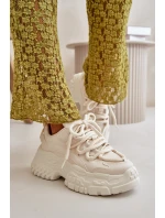 Dámské tenisky na masivní světle béžové model 21667369 - Boto