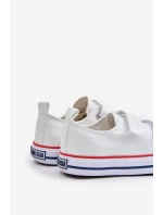Trampki Dziecięce Na Rzepy Big Star OO374009 Białe