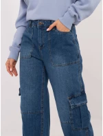 Džínsové nohavice D80016BD62458M294 modrá Džínsové nohavice D80016BD62458M294 modrá