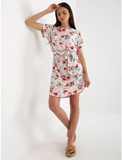 Sukienka WN SK model 21110920 biało czerwony - FPrice