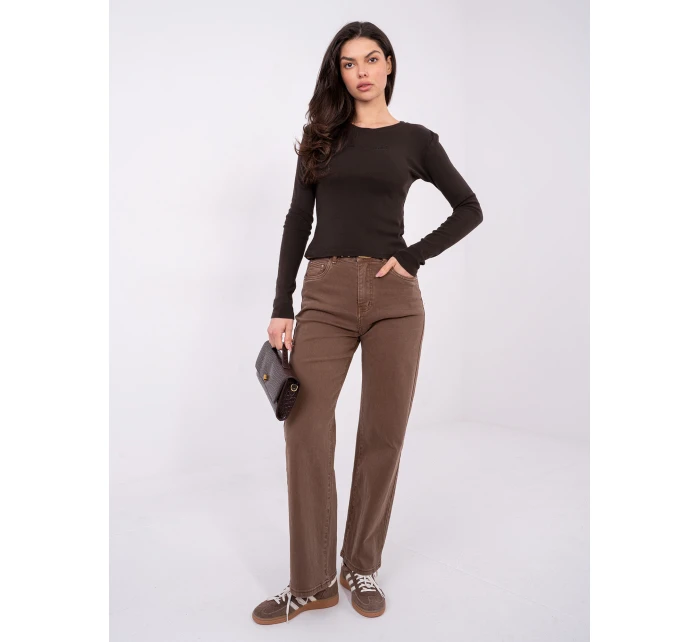 Bluzka WT BZ model 21875374 ciemny brązowy - FPrice