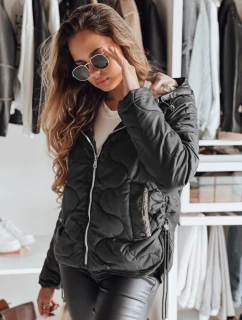 FashionStreet dámska čierna bunda TY4240
