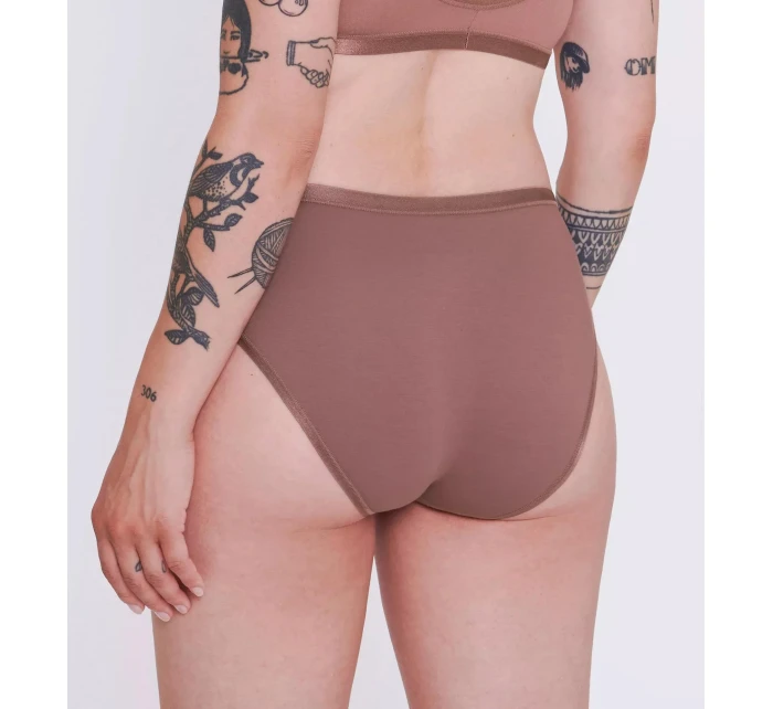 Dámske nohavičky Romance Tai - BROWN - hnedá 1141 - SLOGGI Dámske nohavičky Romance Tai - BROWN - hnedá 1141 - SLOGGI