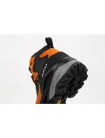 Aku pánska treková športová obuv Adapta Gore-tex kožená čierna oranžová