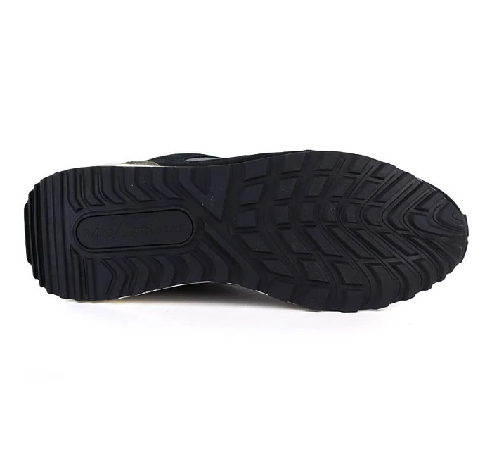 Pánske čierne kožené športové topánky Mcrthur MA254