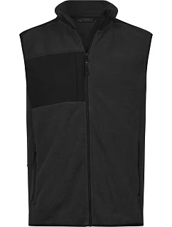 TJ Pánská fleecová vesta 18. black/black model 22498798 - Tee Jays