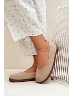 Dámské barefoot baleríny béžové Hollin Dámské barefoot baleríny béžové Hollin