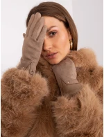 Rękawiczki AT RK model 19161951 ciemny bezowy - FPrice