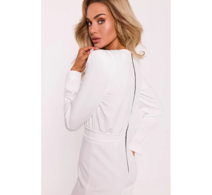 M811 Kombinéza s ramennými vypchávkami - ecru