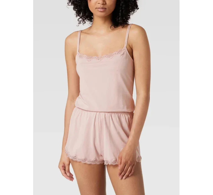 Dámske pyžamo - QS6820E TQO - staroružová - Calvin Klein