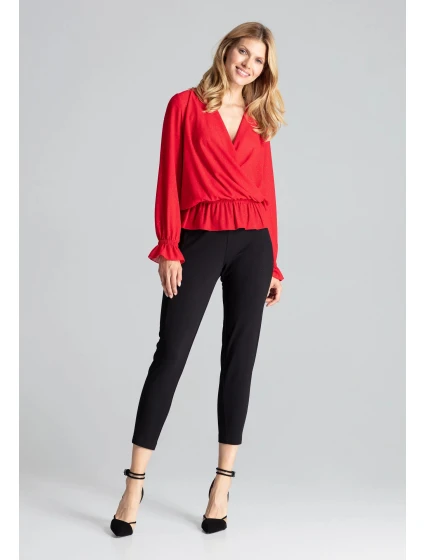 Dámska blúzka M690 červená - Figl