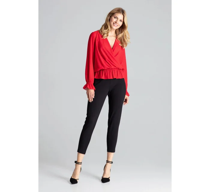 Dámska blúzka M690 červená - Figl