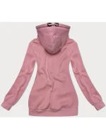 Hrubá dámska pruhovaná blúzka ružovo-maroňová (2302) Hrubá dámska pruhovaná blúzka ružovo-maroňová (2302)