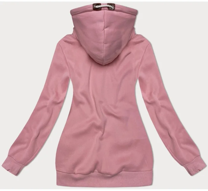 Hrubá dámska pruhovaná blúzka ružovo-maroňová (2302) Hrubá dámska pruhovaná blúzka ružovo-maroňová (2302)