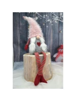 DÁMA ŠKRIATOK S HUŇATÝM KLOBÚKOM 45+36CM