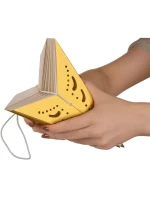 DEKORÁCIA PAPIEROVÁ HVIEZDICA Š.45 CM 9 ZLATÉ RÁMY detské