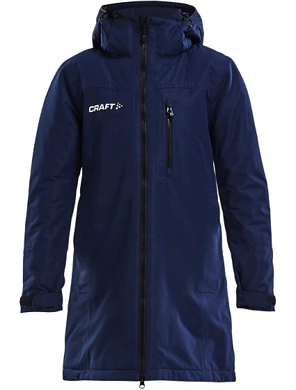 Craft Teamwear Parka Jacket Jr Detská zateplená parka 82.5993 tmavomodrá