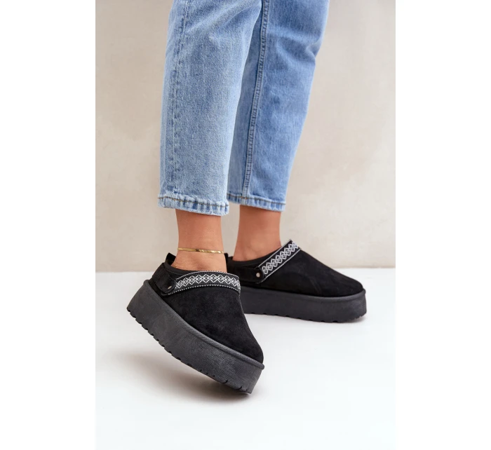 Sněhule S Dekorativním Černé model 21681011 - Boto Sněhule S Dekorativním Černé model 21681011 - Boto