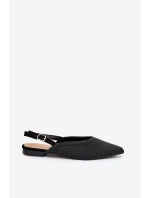 Baleríny S Pletením A  Černé model 21688235 - Boto