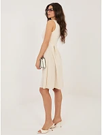 Sukienka MI SK model 22109830 jasny beżowy - FPrice