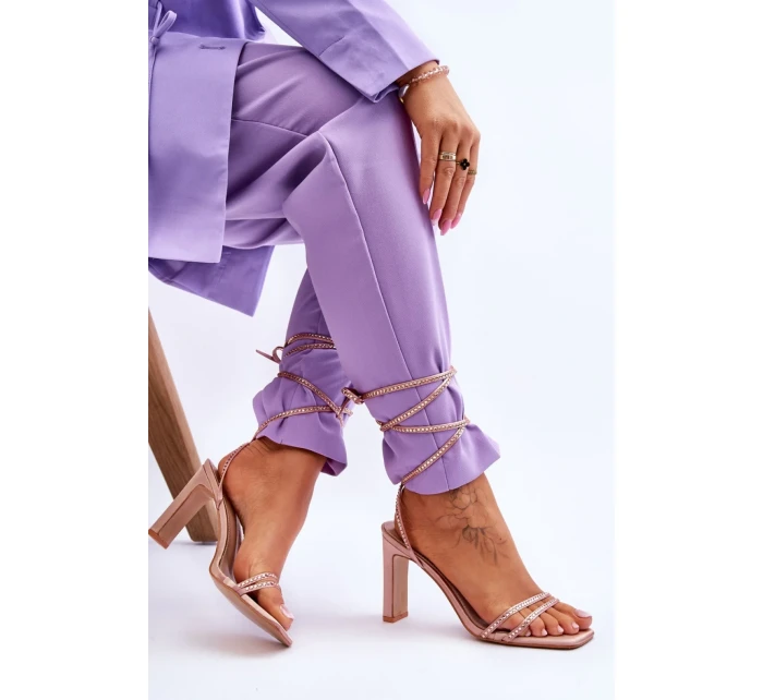 Sandále na šnurovanie model 179622 Step in style