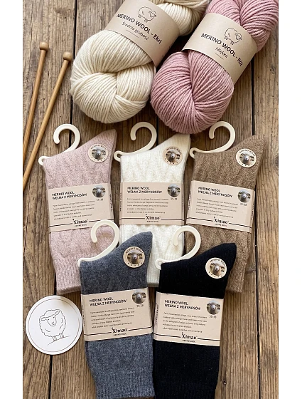 Ponožky Xintao model 22385135 vzor 13 Merino 35–42 - WiK Ponožky Xintao model 22385135 vzor 13 Merino 35–42 - WiK