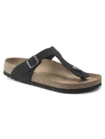 Birkenstock Gizeh Birko-Flor women's Narrow Black žabky pre úzke chodidlo vegan black (1020487) dámske