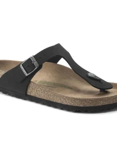 Birkenstock Gizeh Birko-Flor women's Narrow Black žabky pre úzke chodidlo vegan black (1020487) dámske