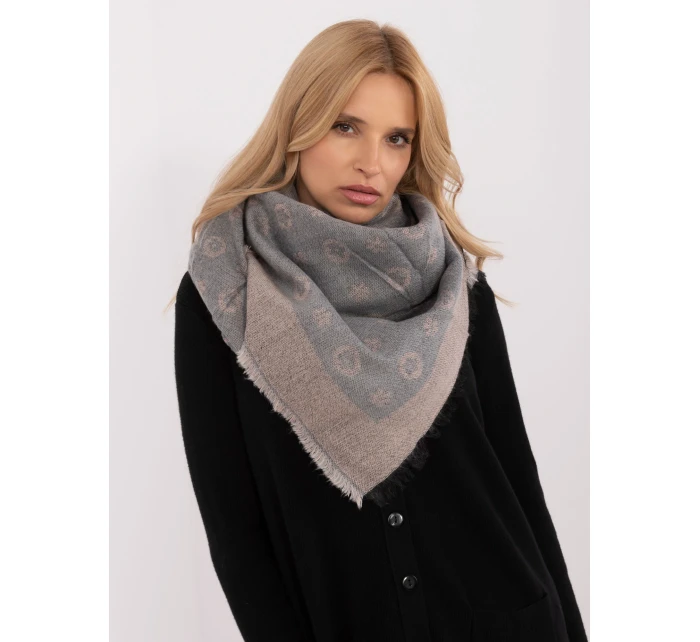 Šál AT SZ 1701.61 sivo-ružový Šál AT SZ 1701.61 sivo-ružový