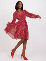 Šaty CHA SK kaštanová model 17265151 - FPrice Šaty CHA SK kaštanová model 17265151 - FPrice