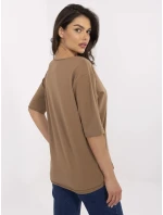 Blúzka CLM BZ 1700.88 svetlohnedá Blúzka CLM BZ 1700.88 svetlohnedá