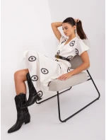 Sukienka DHJ SK model 18865913 ecru - FPrice