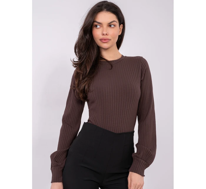 Bluzka RV BZ model 21818971 ciemny brązowy - FPrice