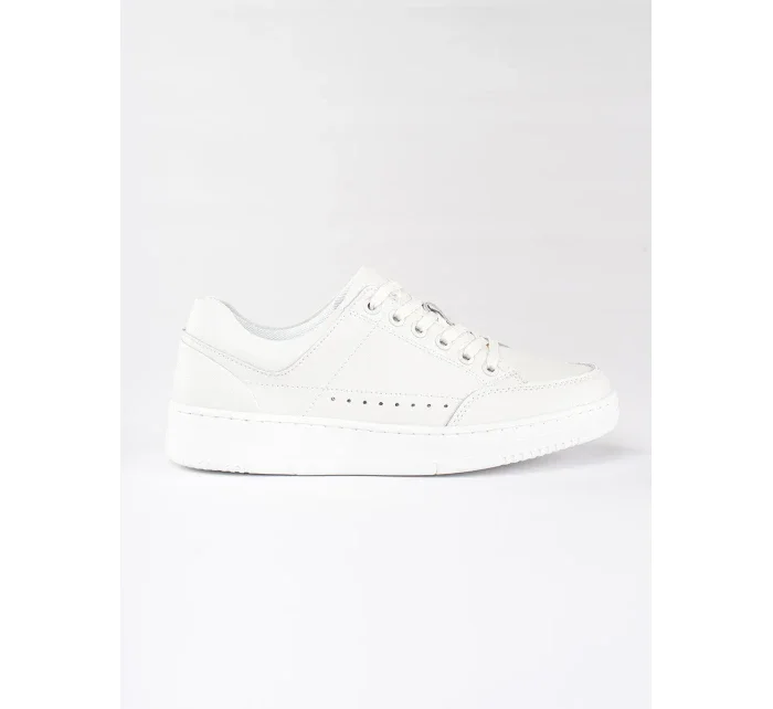 Módne biele dámske tenisky na platforme Módne biele dámske tenisky na platforme