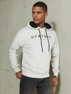 Pánska sivá mikina s potlačou FashionStreet BX5679