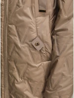 Dámská prošívaná přechodová bunda velbloudí barvy Dstreet model 21996000 - FashionStreet