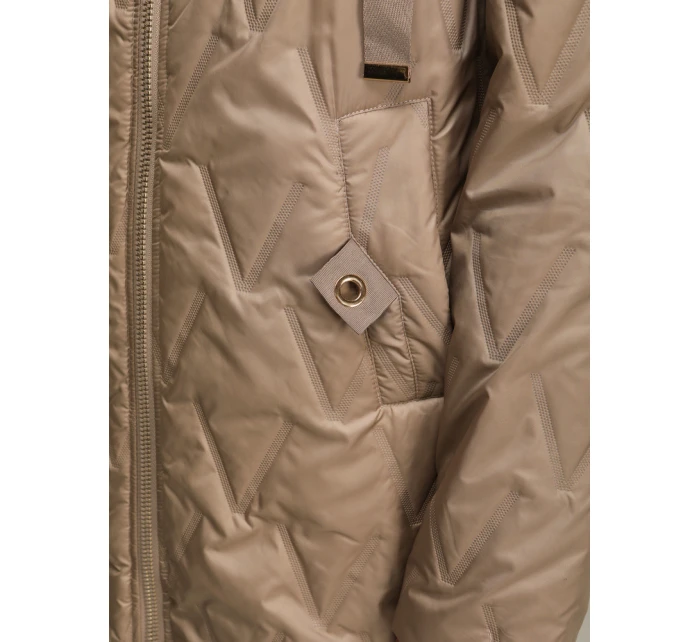 Dámská prošívaná přechodová bunda velbloudí barvy Dstreet model 21996000 - FashionStreet